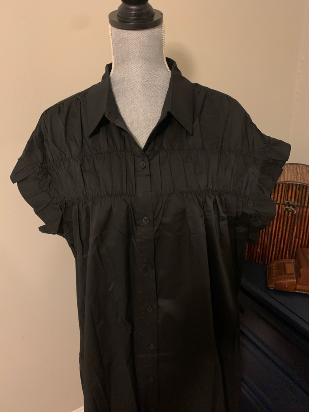 NWT Anrabess Button-Front Short Sleeve Shirt Dress XXL - Picture 2 of 11